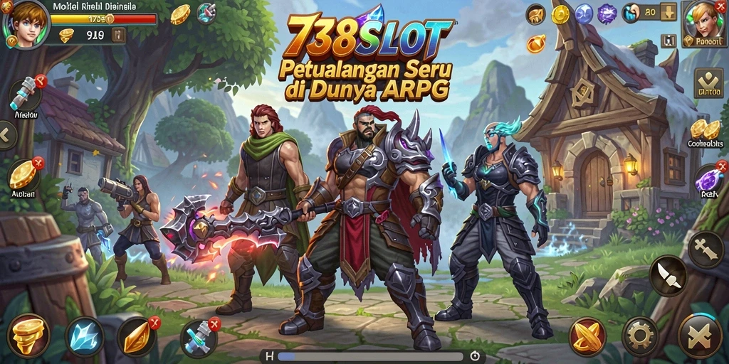 Tampilan gameplay seru dan menantang di 738SLOT.