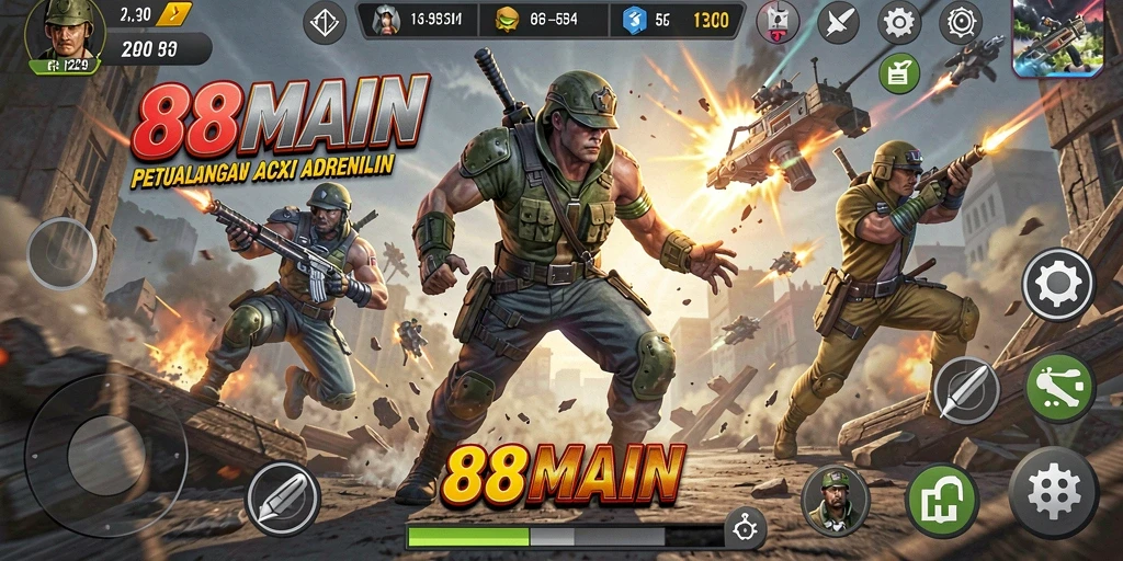 Menampilkan aksi seru dan grafis menawan dari 88MAIN.