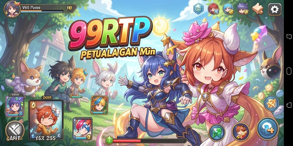 Tangkapan layar menunjukkan aksi seru dalam gameplay 99RTP.