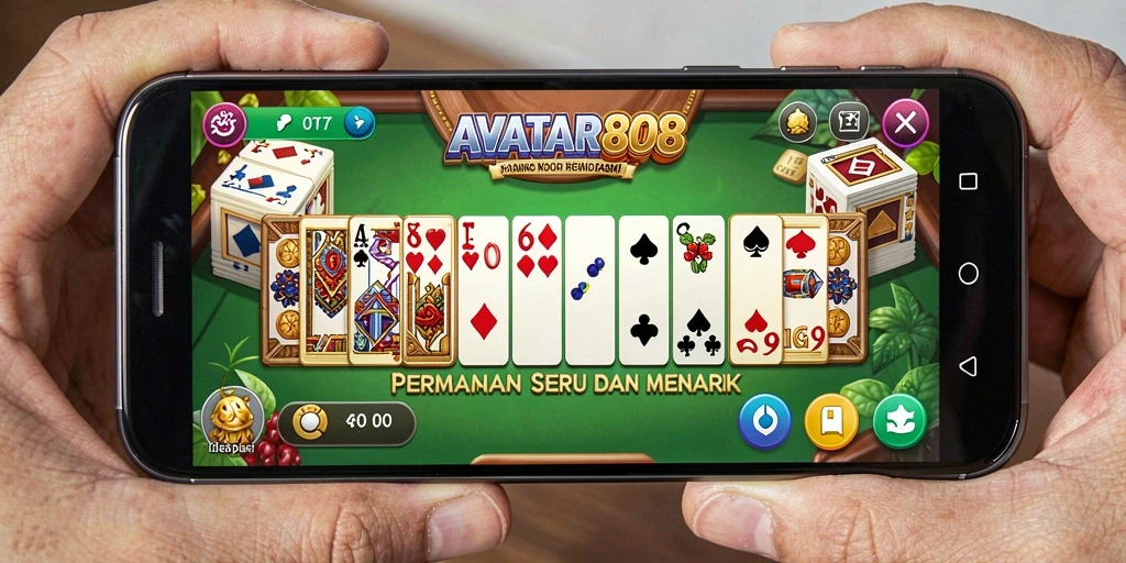Tampilan gameplay seru dalam AVATAR808 yang menampilkan aksi Domino.