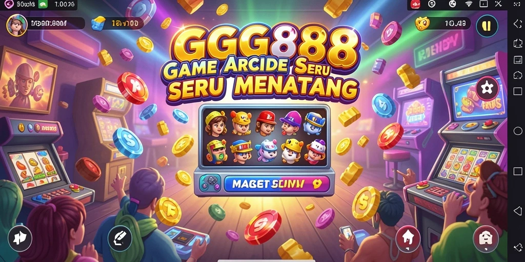 Screenshot menampilkan gameplay menantang di dalam GGG888.