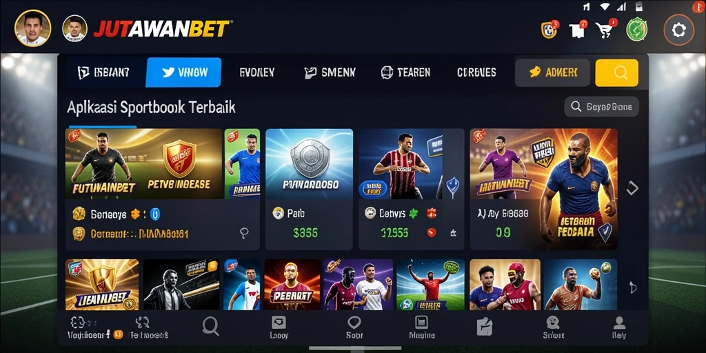 Tampilan gameplay JUTAWANBET yang menarik untuk taruhan olahraga.
