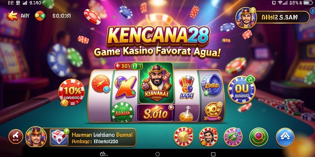 Tampilkan gameplay menarik KENCANA28 yang seru dan mendebarkan.