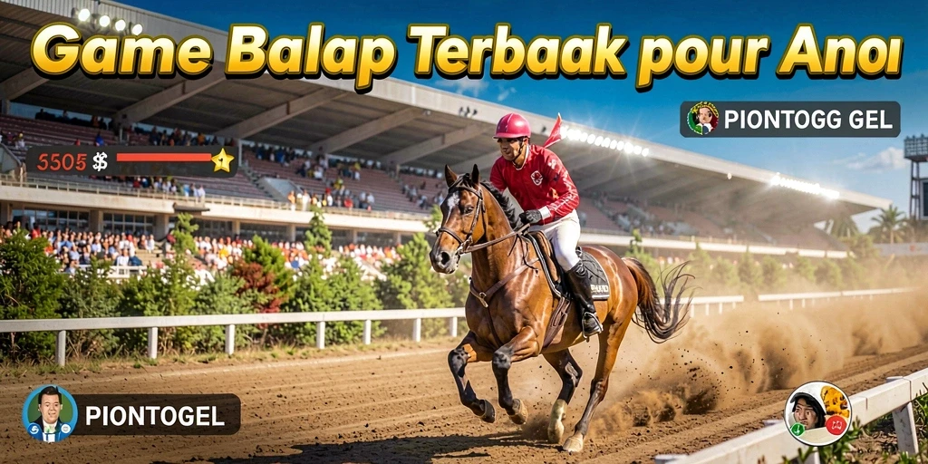 Tampilan gameplay balapan yang mendebarkan di PIONTOGEL.
