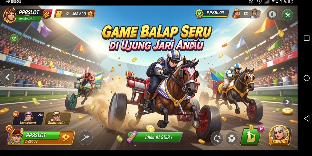 Gameplay PP8SLOT yang seru dalam balapan menegangkan.