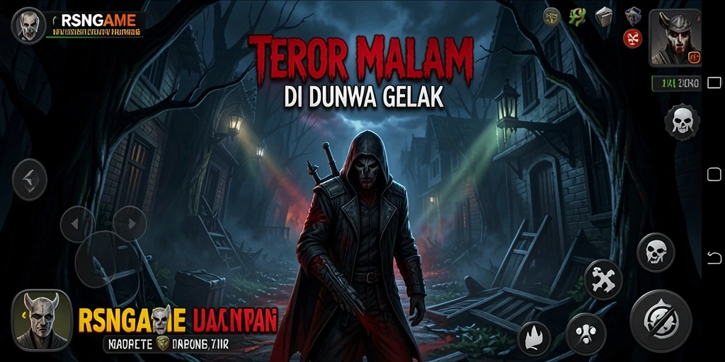 Gameplay RSNGAME yang mencekam dan penuh misteri.