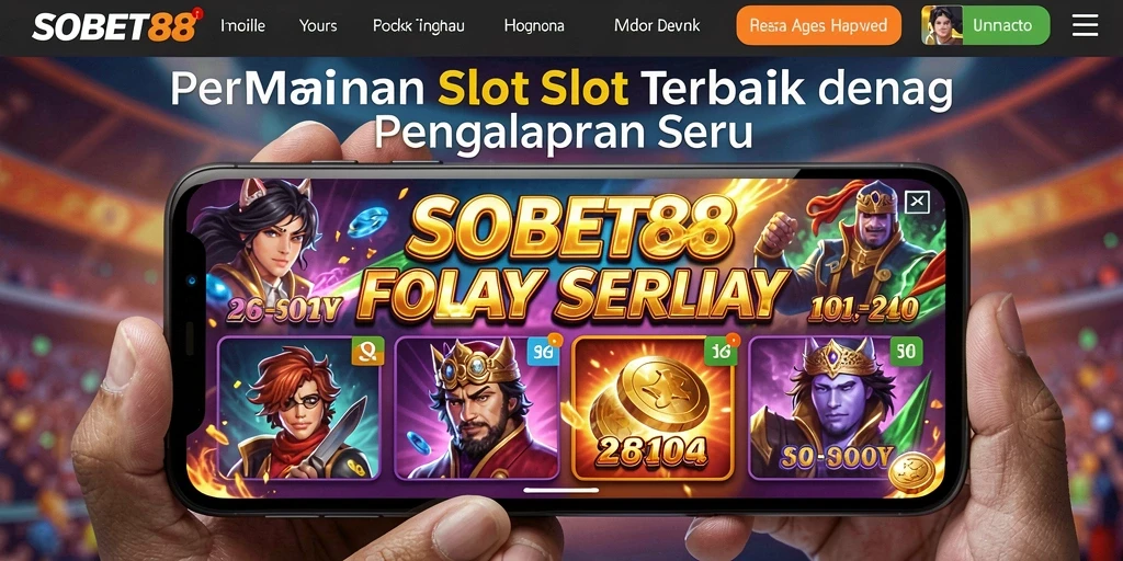 Screenshot gameplay SOBET88 yang menampilkan keseruan permainan Slot.