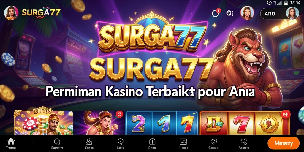 Tampilan gameplay SURGA77 yang menegangkan dan menghibur.