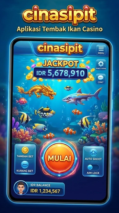 Tampilan utama aplikasi cinasipit dengan berbagai pilihan aplikasi.